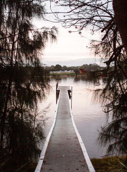 fishing jetty Swan river